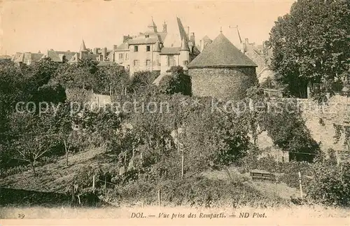 Dol de Bretagne Vue prise des Remparts Dol de Bretagne