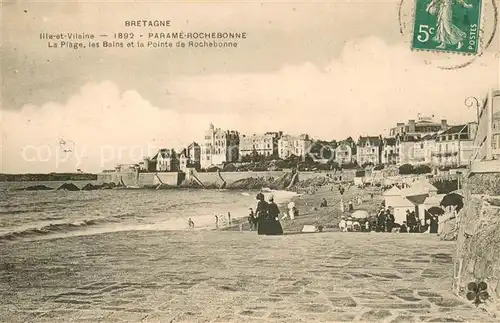 Rochebonne_Parame La Plage les Bains et la Pointe de Rochebonne Rochebonne Parame