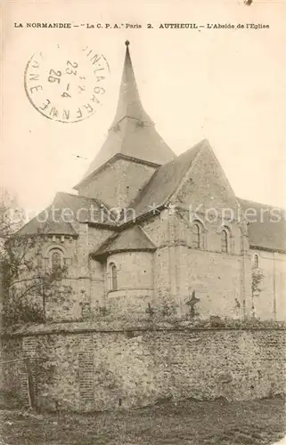 Autheuil_Orne Abside de l Eglise Autheuil Orne