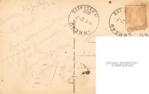 Arreau Vue densemble prise du Calvaire Arreau