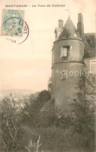 Montargis_Loiret La Tour du Chateau Montargis Loiret