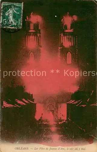 Orleans_Loiret Les Fetes de Jeanne dArc le soir du 7 mai Orleans_Loiret