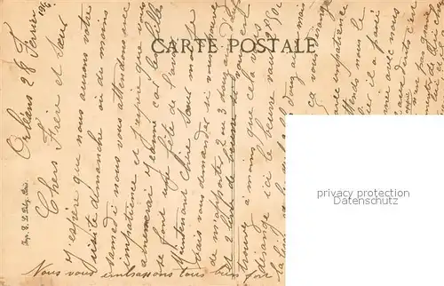 Orleans_Loiret Pensionnat de Saint Euverte Vue generale Orleans_Loiret