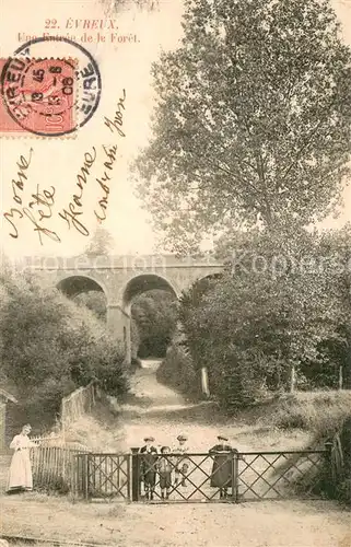Evreux Une Entree de le Foret Evreux