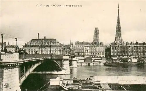 Rouen Pont Boieldeu Rouen