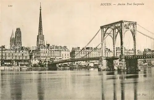 Rouen Ancien Pont Suspendu Rouen