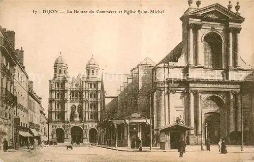 Dijon_21 La Bourse du Commerce et Eglise Saint Michel 