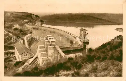 Eguzon Chantome Le Barrage vue prise de la rive gauch Eguzon Chantome