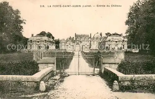 La_Ferte Saint Aubin Entree du Chateau La_Ferte Saint Aubin