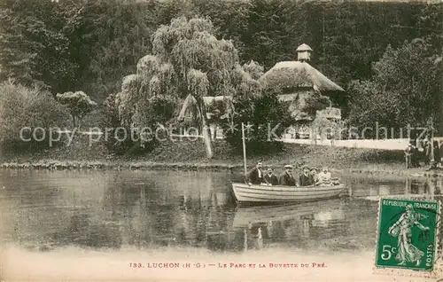 Luchon_Haute Garonne Le Parc et la Buvette du Pre Luchon Haute Garonne