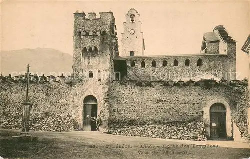 Luz Saint Sauveur_Hautes_Pyrenees Eglise des Templiers Luz Saint Sauveur_Hautes