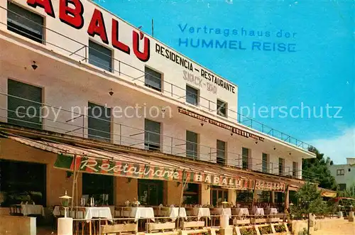 AK / Ansichtskarte Castelldefels Residencia Babalu Restaurant Castelldefels