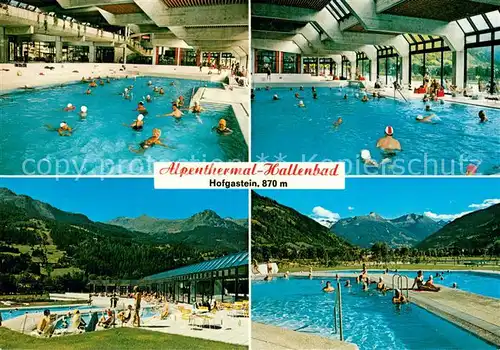 AK / Ansichtskarte Hofgastein Alpenthermal Hallenbad Aussenbecken Alpenblick Hofgastein