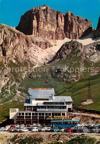 AK / Ansichtskarte Pordoijoch Seilbahnstation Pordoijoch Dolomiten Pordoijoch