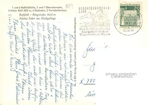 AK / Ansichtskarte Berchtesgaden Rossfeld Oberahornalm Purtschellerhaus Bergwiesen Alpen Berchtesgaden