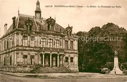 AK / Ansichtskarte Montiers sur Saulx Mairie Monument aux Morts Montiers sur Saulx