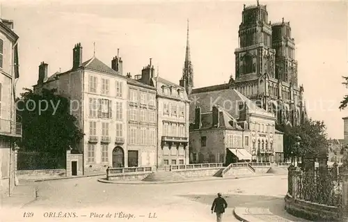 AK / Ansichtskarte Orleans_Loiret Place de l`Etape Orleans_Loiret