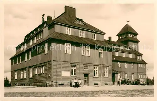 AK / Ansichtskarte Oberwiesenthal_Erzgebirge Fichtelberghaus Oberwiesenthal Erzgebirge