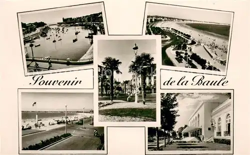 AK / Ansichtskarte La_Baule_sur_Mer Strand Promenade La_Baule_sur_Mer