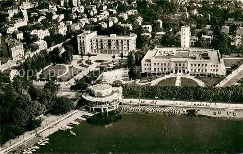 AK / Ansichtskarte Enghien les Bains Fliegeraufnahme Thermal et Hotel des Bains Enghien les Bains