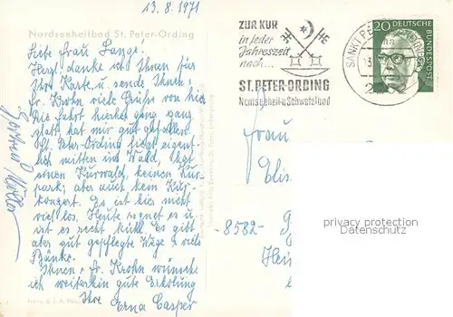 AK / Ansichtskarte St_Peter Ording Fliegeraufnahme St_Peter Ording