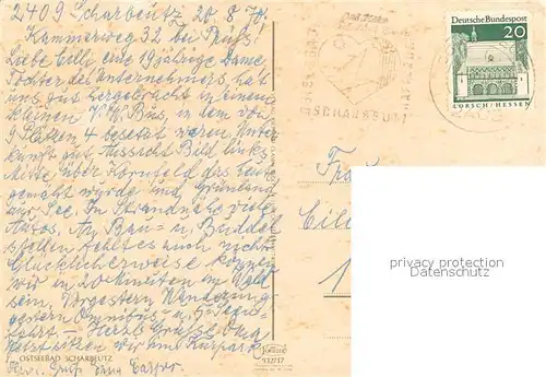 AK / Ansichtskarte Scharbeutz_Ostseebad Fliegeraufnahme mit Strand Scharbeutz_Ostseebad