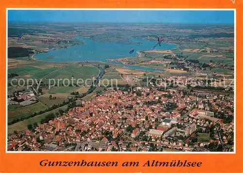 AK / Ansichtskarte Gunzenhausen_Altmuehlsee Fliegeraufnahme Gunzenhausen Altmuehlsee