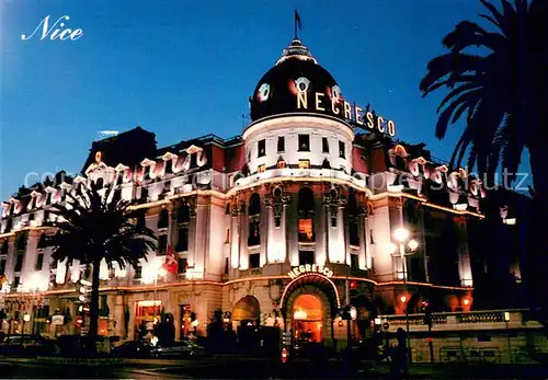 AK / Ansichtskarte Nice_06 Hotel Negresco la nuit 