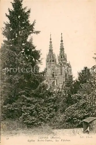 AK / Ansichtskarte Lepine Eglise Notre Dame les Fleches Lepine