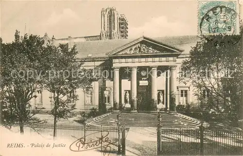 AK / Ansichtskarte Reims_51 Palais de Justice 