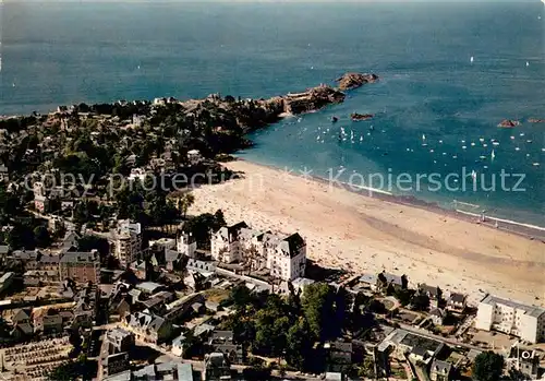 AK / Ansichtskarte Saint Lunaire La plage et la Pointe du Decolle Vue aerienne Saint Lunaire