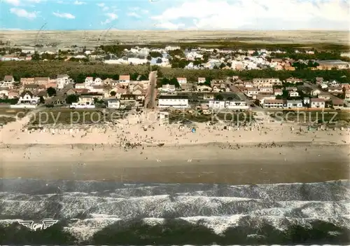 AK / Ansichtskarte Notre Dame de Monts La Plage et les Villas Vue aerienne Notre Dame de Monts
