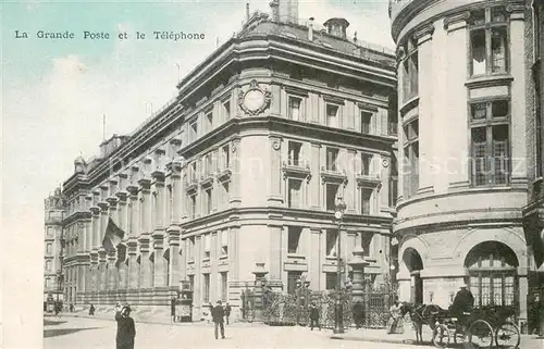 AK / Ansichtskarte Paris La Grande Poste et le Telephone Paris