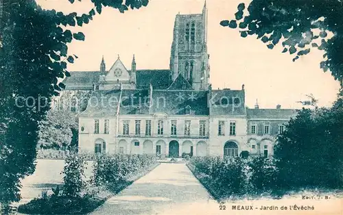 AK / Ansichtskarte Meaux_77 Jardin de l Eveche 