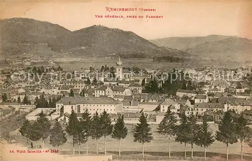 AK / Ansichtskarte Remiremont_Vosges Vue generale prise du Parmont Remiremont Vosges