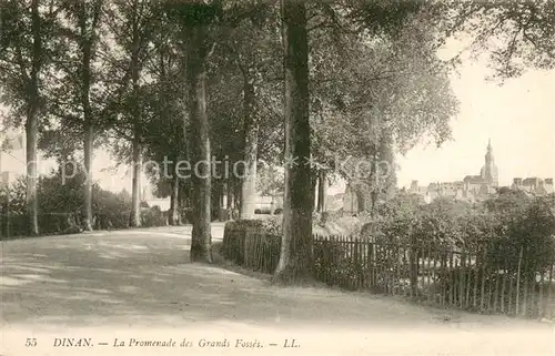 AK / Ansichtskarte Dinan_22 La Promenade des Grands Fosses 