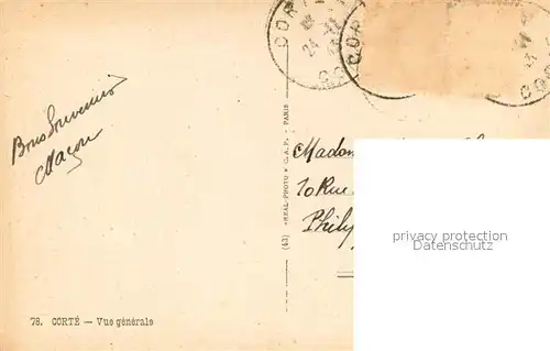 AK / Ansichtskarte Corte_2B Vue generale 