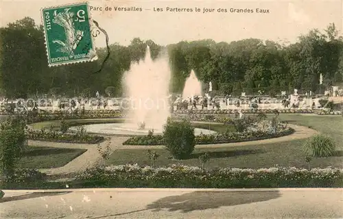 AK / Ansichtskarte Paris Parc de Versailles Les Parterres le jour des Grandes Eaux Paris