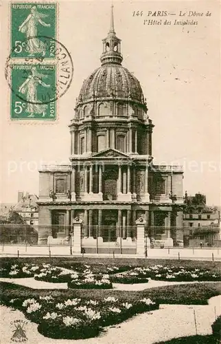 AK / Ansichtskarte Paris Le Dome de lHotel des Invalides Paris