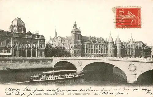 AK / Ansichtskarte Paris La Conciergerie Paris