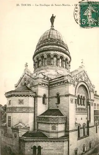 AK / Ansichtskarte Tours_Indre et Loire La Basilique de Saint Martin Tours Indre et Loire
