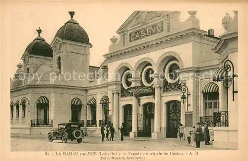 AK / Ansichtskarte La_Baule_sur_Mer Facade principale du Casino La_Baule_sur_Mer