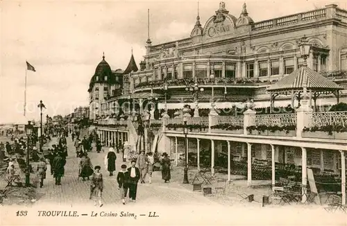 AK / Ansichtskarte Trouville Deauville Le Casino Salon Trouville Deauville