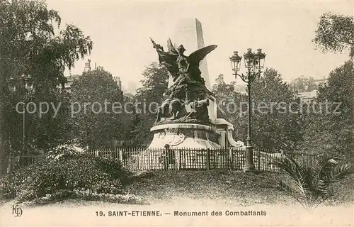 AK / Ansichtskarte Saint Etienne_42_Loire Monument des Combattants 