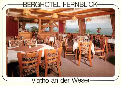 AK / Ansichtskarte Vlotho Berghotel Fernblick Restaurant Vlotho