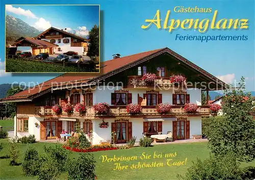 AK / Ansichtskarte Mittenwald_Bayern Gaestehaus Alpenglanz Mittenwald Bayern