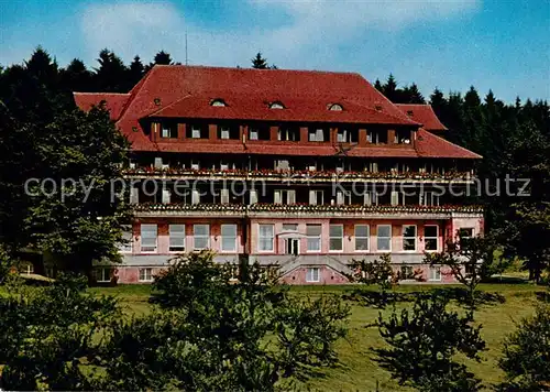 AK / Ansichtskarte Rodt_Lossburg Sanatorium Hohenrodt im Schwarzwald Rodt Lossburg