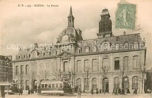 AK / Ansichtskarte Rouen La Bourse Rouen