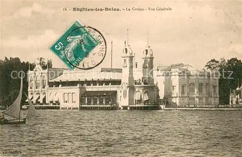 AK / Ansichtskarte Enghien les Bains Le Casino Vue generale Enghien les Bains