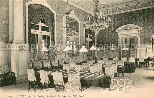 AK / Ansichtskarte Vichy_Allier Le Casino Salon de Lecture Vichy Allier